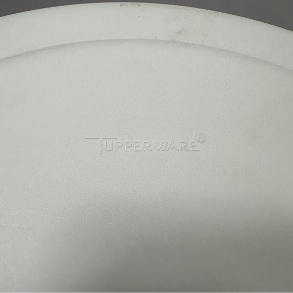 TUPPERWARE Vintage Serving Center Tray Off White Veggie 1665-3 - Picture 4 of 7